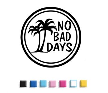 NO BAD DAYS® Original Palms Circle Decal
