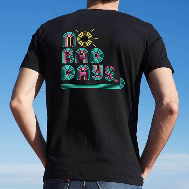 Velkendt Måned imod No Bad Days: No Bad Days NEON Pocket Tee Shirt