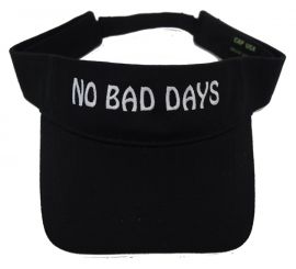 No Bad Days No Bad Days Linen Visor Black
