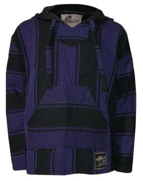 No Bad Days Baja Hoodie - Purple Black