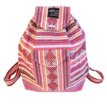 NO BAD DAYS ® Baja Backpack - Salmon Pink Red Orange