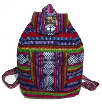 No Bad Days Baja Backpack - White MultiColor