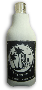No Bad Days Bottle Coolie - Khaki