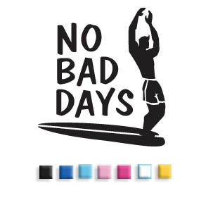 NO BAD DAYS® Longboard Surfer