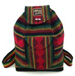 No Bad Days Baja Backpack Indian Bag Mexico - Red RASTA Colors v3