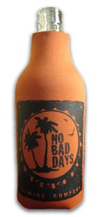 No Bad Days Bottle Coolie - Rust